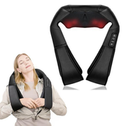 Neck, Back & Shoulder Massager with Heat Shiatsu