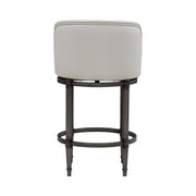 Eunice - Faux Leather Upholstered Swivel Counter Height Barstool