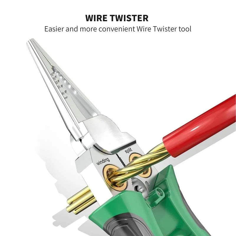 8-in-1 Multifunctional Wire Stripper with Voltage Detection