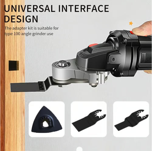 🔥🎁🎁Angle Grinder Converter Set, Angle Grinder Converter Universal Head Adapter, Carbon Steel Angle Grinder to Multi-Tool Converter🔥🔥