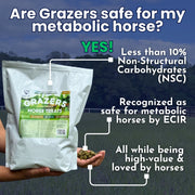 Grazers Nutri-Treats - Forage-Based, Healthy Horse Treats