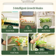 4 Tier Grow Light Garden with Storage