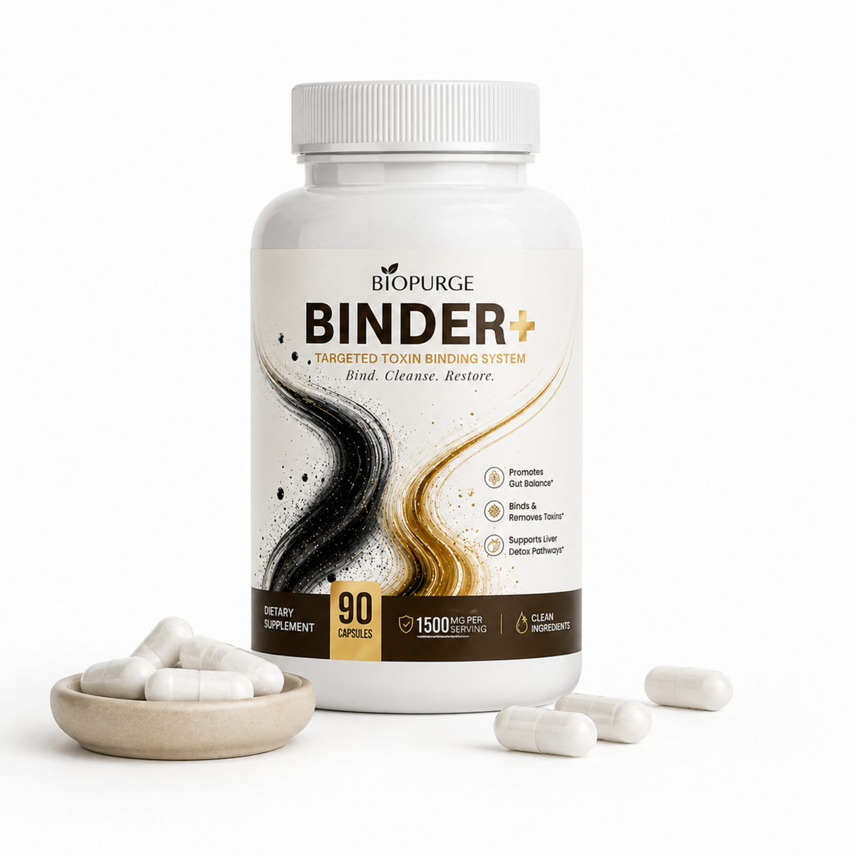 Binder+ Detox Support Capsules