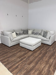 Mckenzie L Sectional + Ottoman