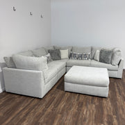 Mckenzie L Sectional + Ottoman