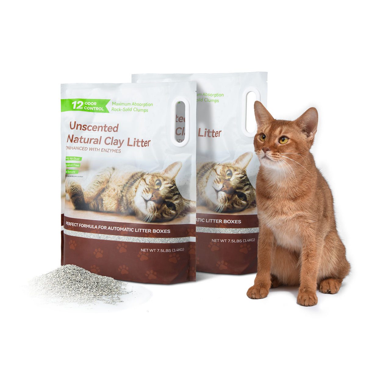 Els Pet Premium Unscented Clay Litter for Sensitive Cats