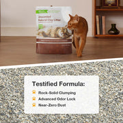 Els Pet Premium Unscented Clay Litter for Sensitive Cats