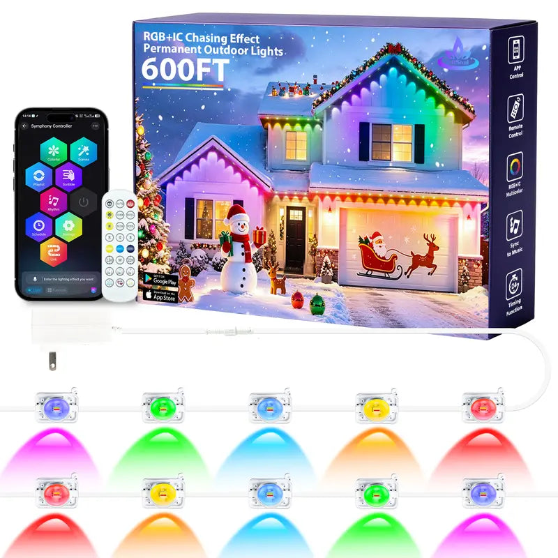 Permanent Waterproof LED RGB IC Landscape Lighting