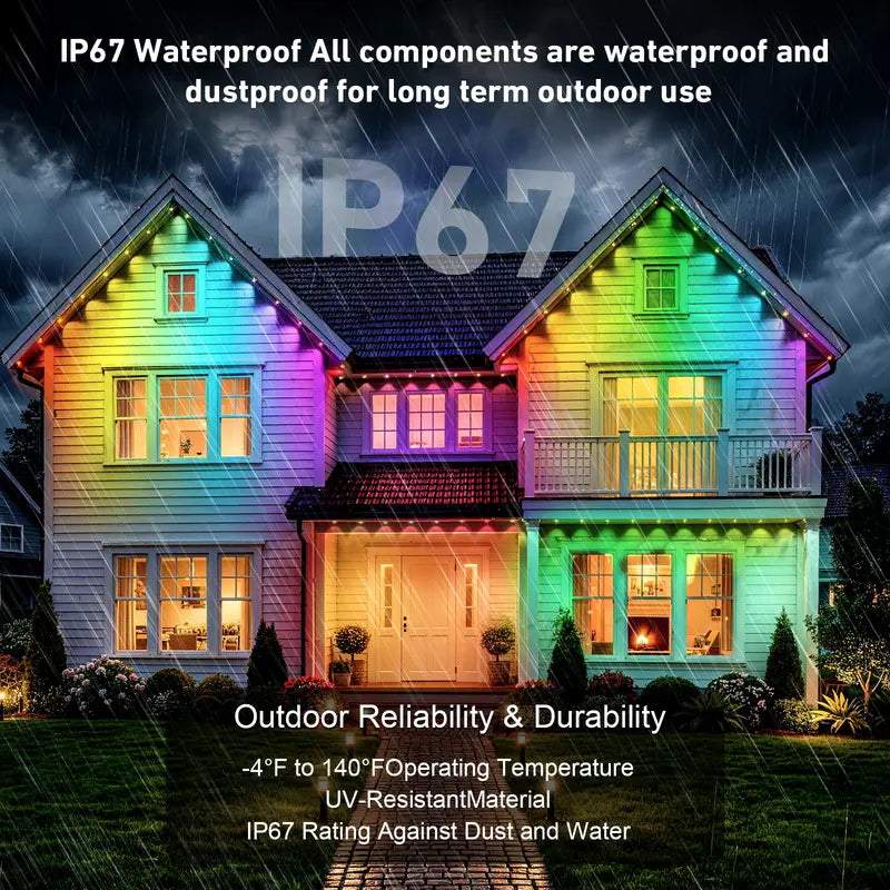 Permanent Waterproof LED RGB IC Landscape Lighting