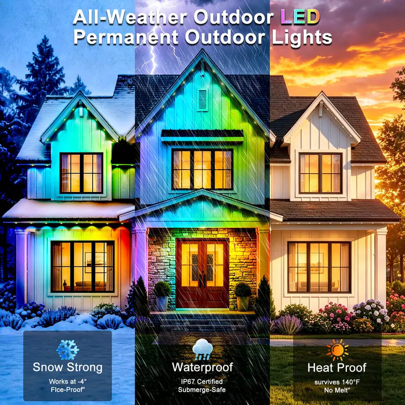 Permanent Waterproof LED RGB IC Landscape Lighting