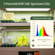 Ultimate Grow Light Garden with Storage