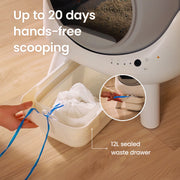 [Elspet Day Sale] Els Pet Orbitie Self Cleaning Litter Box Love Lasts Long Bundle