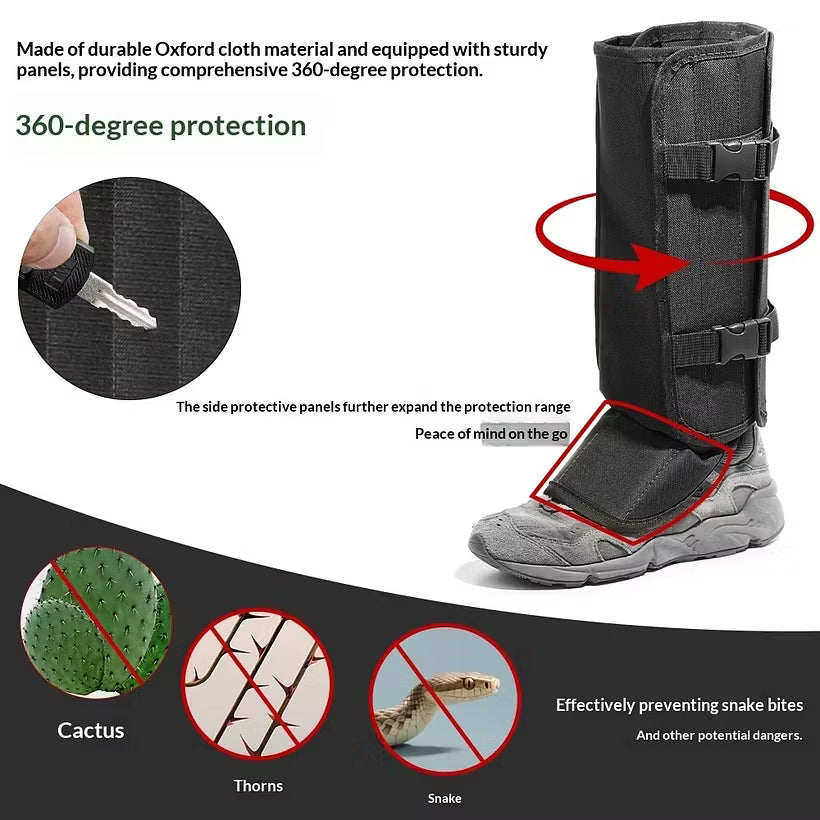 🔥AdderShield™ Tactical Snake Gaiters – Bite-Resistant Leg Protection for Hiking, Hunting & Outdoor Work