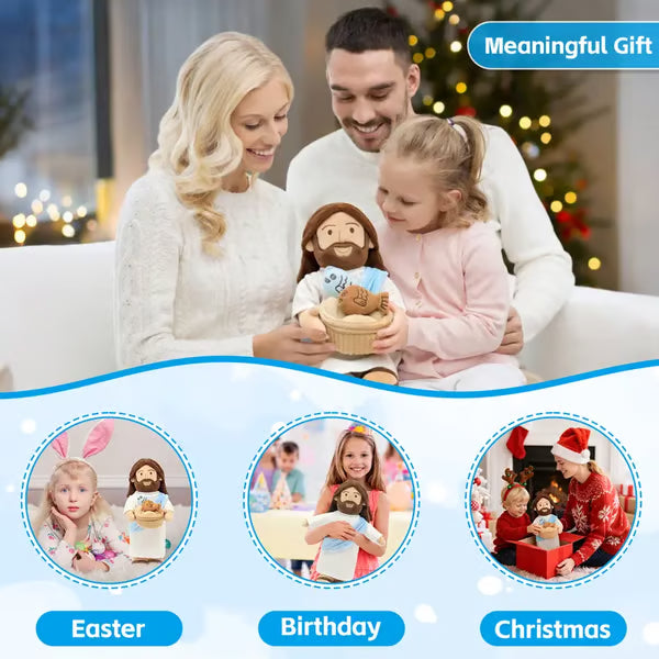 🙏Interactive Singing Jesus Plush Doll-✝️Bible Verses, Stories & Songs for Little Believers❤️