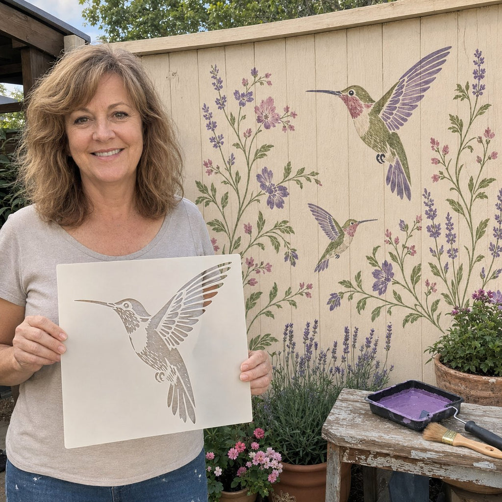 🌿 Garden Wall StencilTM Collection - ✨Make your walls look lively and not monotonous