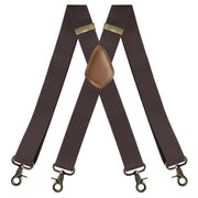 💼 Comfortable 4‑Clip Work Suspenders for Men