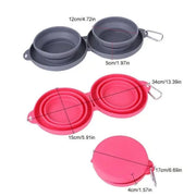 Collapsible Travel Dog Bowl Set