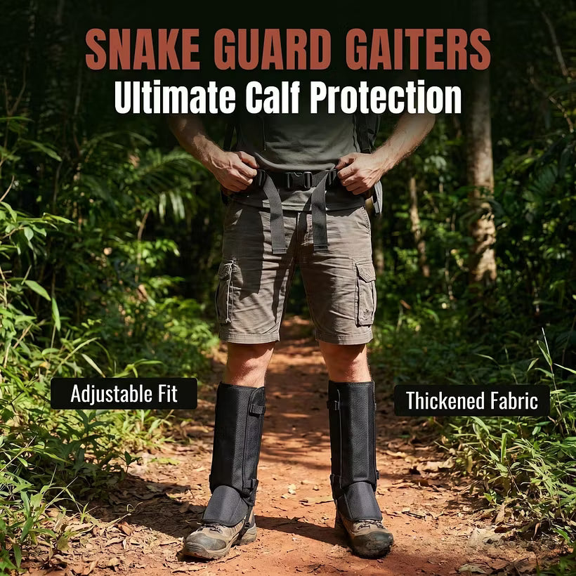 🔥AdderShield™ Tactical Snake Gaiters – Bite-Resistant Leg Protection for Hiking, Hunting & Outdoor Work