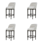 Eunice - Faux Leather Upholstered Swivel Counter Height Barstool