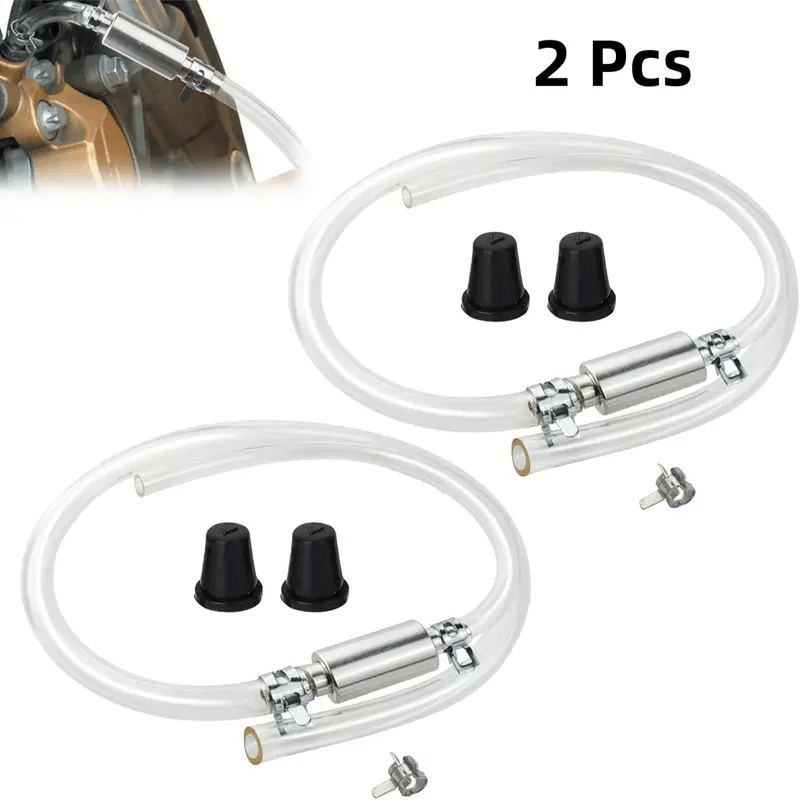 🛠️ One-Way Brake Bleeder Hose Kit -🚗One Way Check Valve Tube Bleeding Tool Kit For Motorcyle Clutch