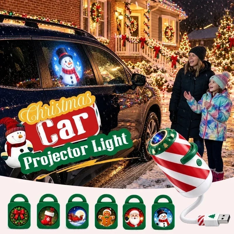 🎄Last Day 50% OFF🎅Merry Ride Christmas Car Projector Light