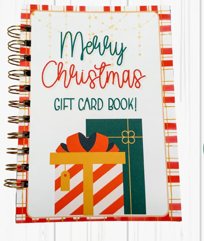 🎁🎅Christmas Gift Card Book 📚Hardcover & Durability Line