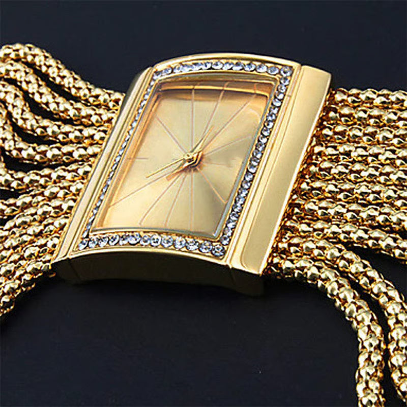 🎄🎁Christmas Special Offer: 50% OFF💥Ladies Rhinestone Quartz Square Watch