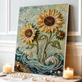 🧘Relaxing & Beginner-Friendly-💫DIY Self-Adhesive Pearl Canvas Art for Elegant Wall Decor