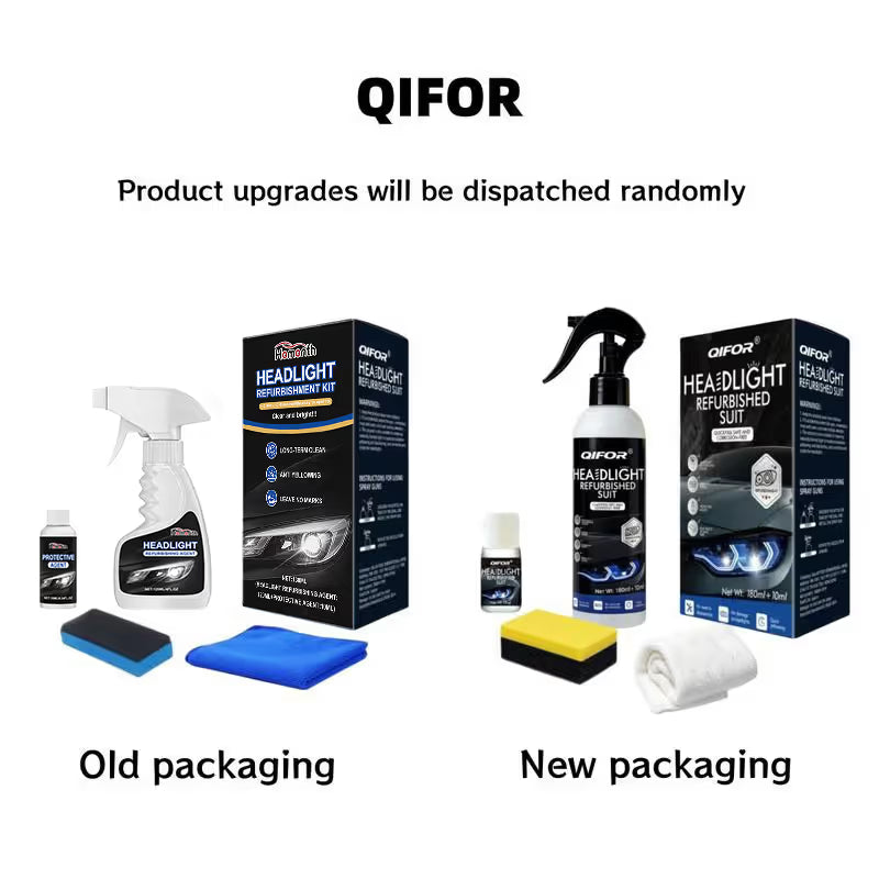 🚘Automotive Headlamp Restoration Fluid Kit – 💡Suitable for Yellowed or Foggy Lenses & Clear Surfaces | Essential for Home & Garage Use🏠