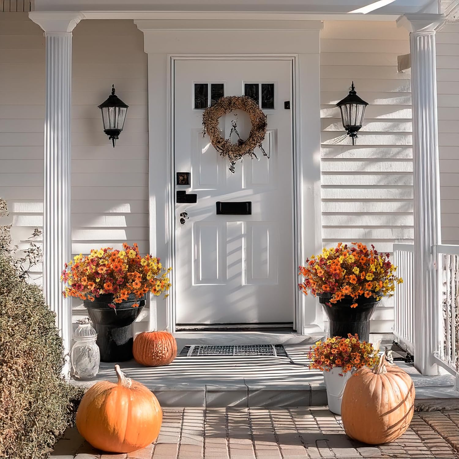 🏆Flash Sale⚡Artificial Outdoor Fall Flowers - UV resistant, Waterproof, Windproof