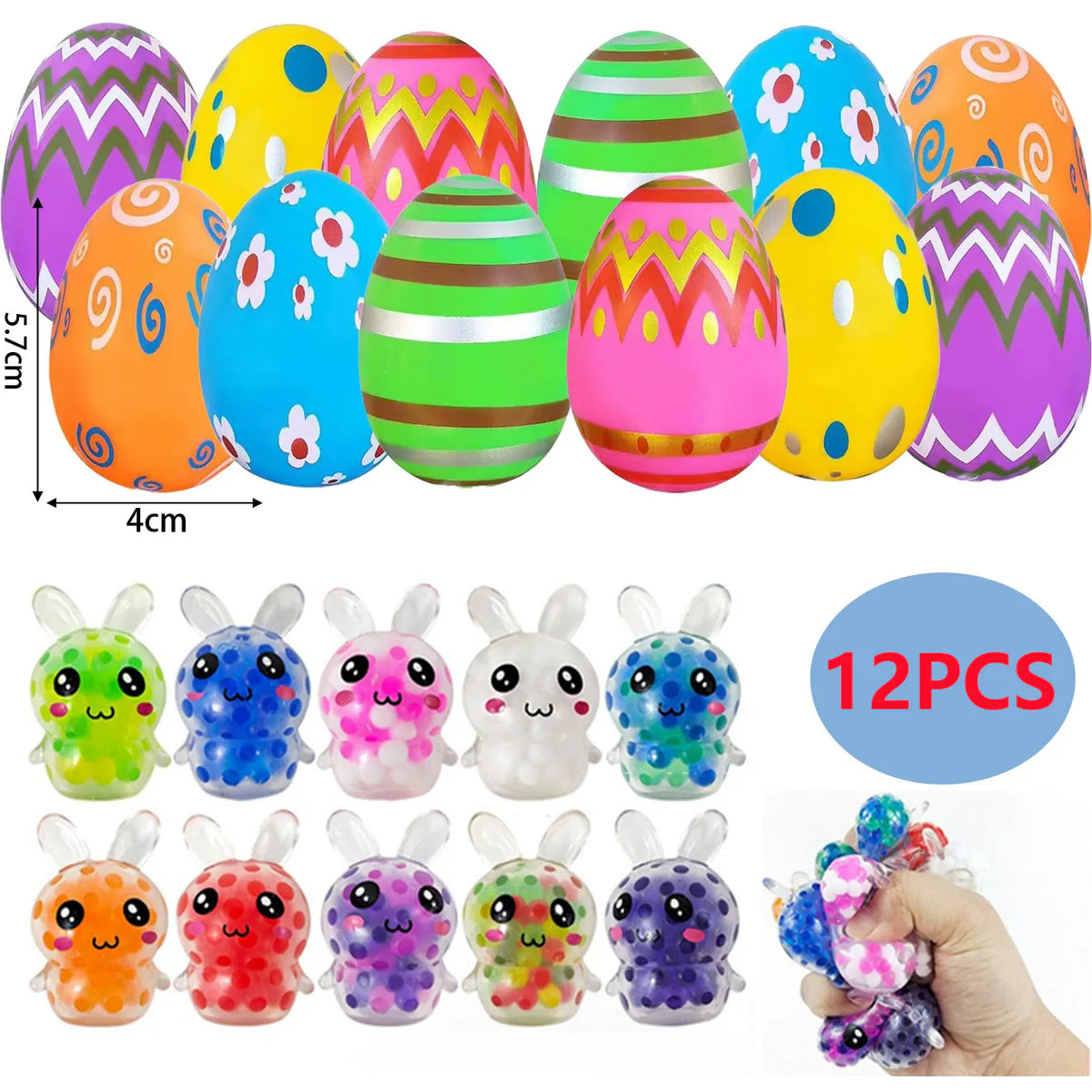 🎉💖Easter Bunny Stress Ball