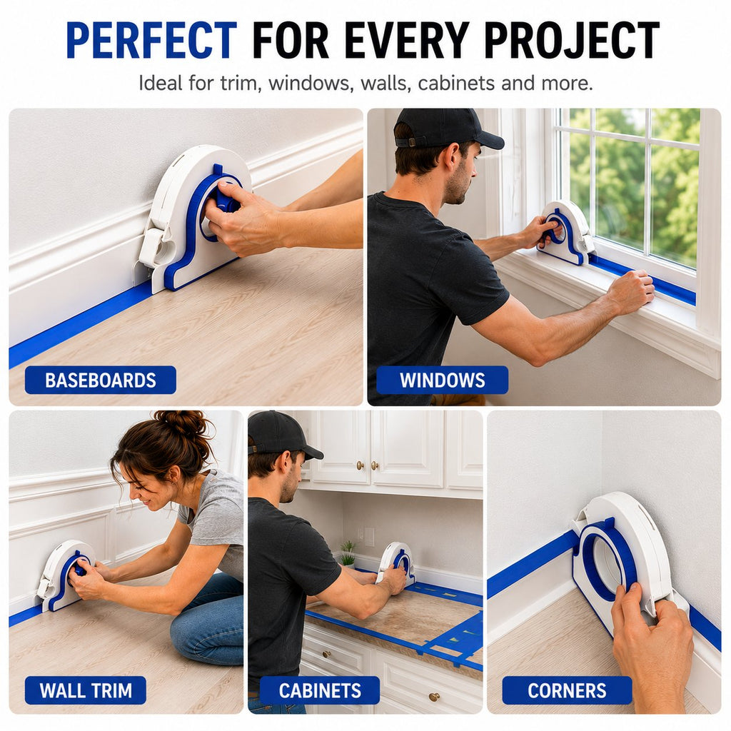 ⭐2026 USA Sale: Up to 50% OFF -High-efficiency Painter Masking Tape Applicator