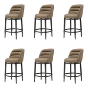 Eunice - Faux Leather Upholstered Swivel Counter Height Barstool