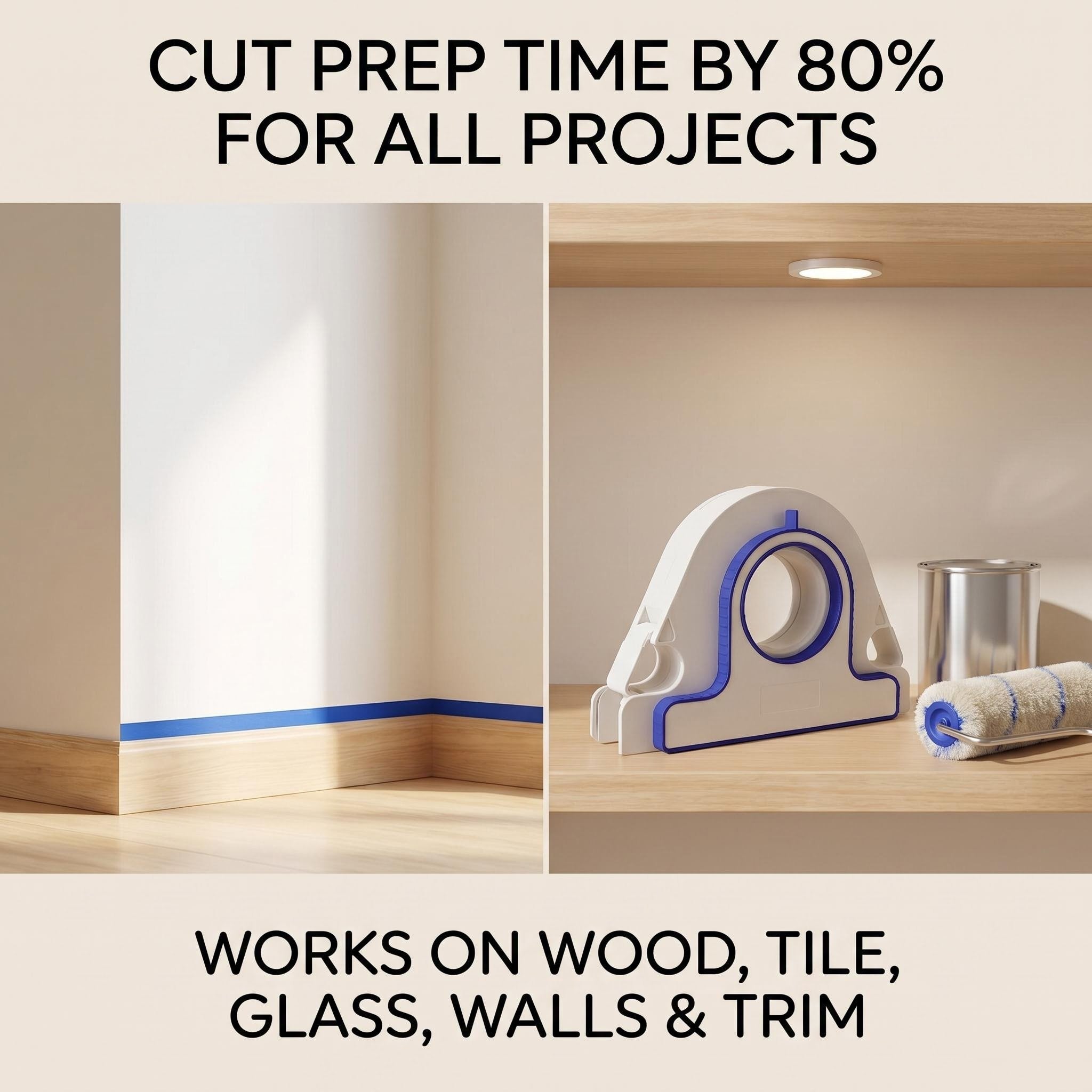 ⭐2026 USA Sale: Up to 50% OFF -High-efficiency Painter Masking Tape Applicator