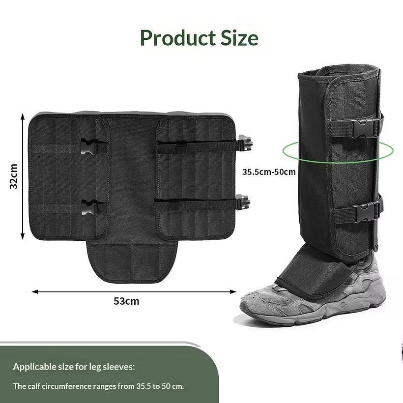 🔥AdderShield™ Tactical Snake Gaiters – Bite-Resistant Leg Protection for Hiking, Hunting & Outdoor Work