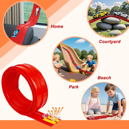 🏆Flash Sale⚡🎄🎁 2025 Christmas Surprise Gift: DIY Flexible Racing Track Toy 🚗✨