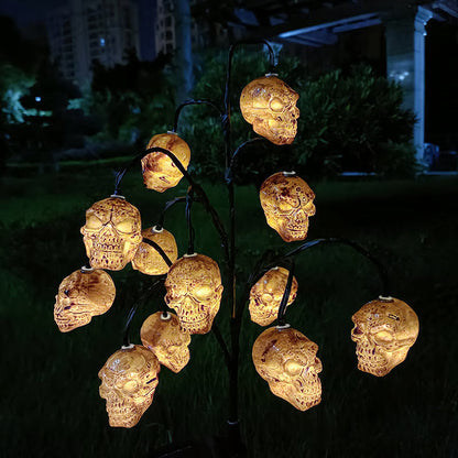 💀Halloween Solar Ground Plug Lawn Light