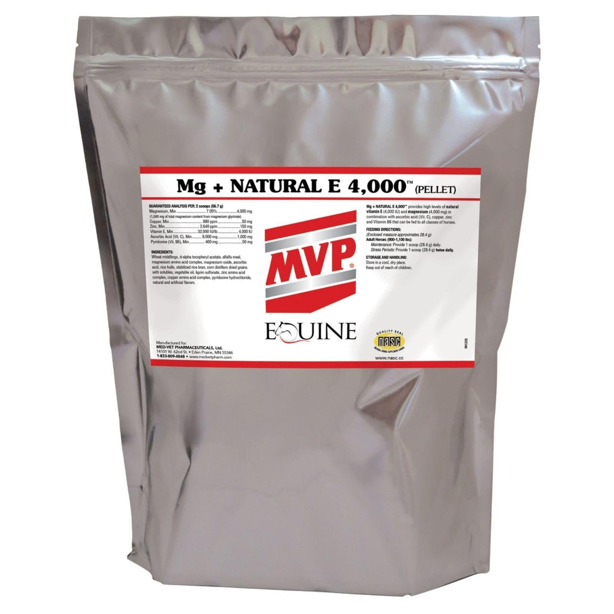 MVP Mg + Natural E 4,000 (Pellets) | Metabolic, Muscle, & Nerve Support