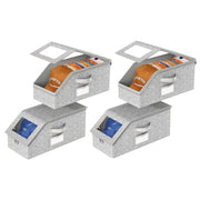 Foldable Hat Storage Box with Dustproof Lid