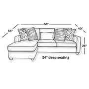 River Reversible Chaise Sofa