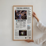 Russell Westbrook 0 Regrets Front Page Wall Art