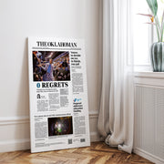 Russell Westbrook 0 Regrets Front Page Wall Art