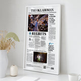 Russell Westbrook 0 Regrets Front Page Wall Art