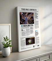 Russell Westbrook 0 Regrets Front Page Wall Art