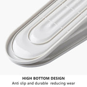 🥳2026 BESTSELLER🥳 Shoe Storage Rack – Space-Saving Double Deck, Adjustable Grooves – Eco-Friendly PP, Easy Clean – Closet Essential! 🛡️💨