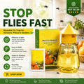 ⭐2026 USA Sale: Up to 50% OFF -🔥 Indoor and Outdoor Hanging Fly Trap
