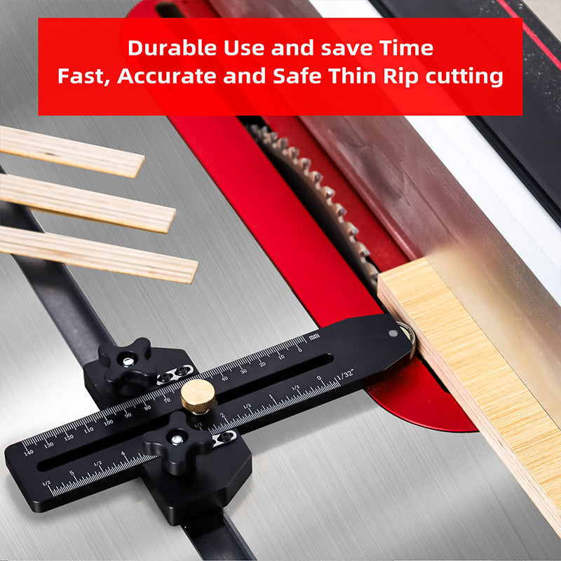 🔧 Thin Rip Table Saw Jig — Safe & Precise Jig for Repetitive Narrow Strip Cuts