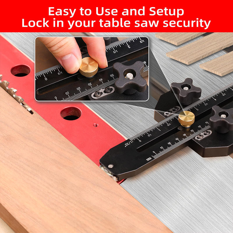 🔧 Thin Rip Table Saw Jig — Safe & Precise Jig for Repetitive Narrow Strip Cuts