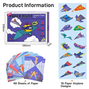 📢📢57% OFF !! ⏰Creative DIY Paper Airplane Set For Kids