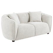 Aleisha 2-piece Fabroc Upholstered Sofa Set Sand